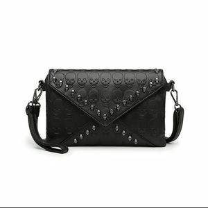 Gothic skull Crossbody Bag